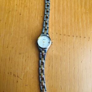 Relic Silver and Gold Stainless Steel Watch